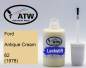 Preview: Ford, Antique Cream, 62 (1978): 20ml Lackstift, von ATW Autoteile West.